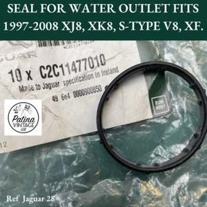 SEAL FOR WATER OUTLET FITS 1997-2008 XJ8, XK8, S-TYPE V8, XF. - Picture 1 of 1