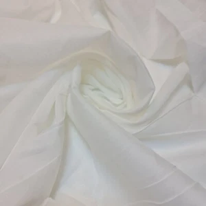 White Cotton Muslin Fabric Dress Craft Costume Drape Material 44" By Meter - Picture 1 of 3