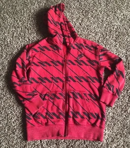 Nike Therma-Fit Dark Blue/Orange Dots Pullover Hoodie Sweatshirt Sz Youth S (8) - Picture 1 of 2