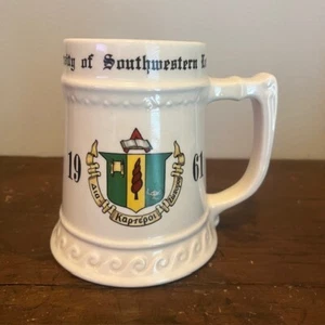 Vintage University of Southwestern Louisiana DELTA ZETA 1961 Steinbecher Bier Sorority - Bild 1 von 8