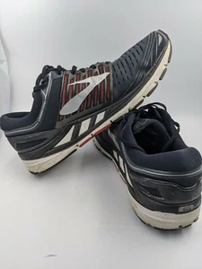 Brooks Transcend 5 Gray Black Red Running Shoes Mens Size 12.5 Sneaker - Picture 1 of 12