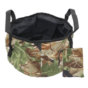 Cubo de Agua Plegable Portátil Plegable Lavabo Exterior Camping Almacenamiento Nuevo - Imagen 1 de 11