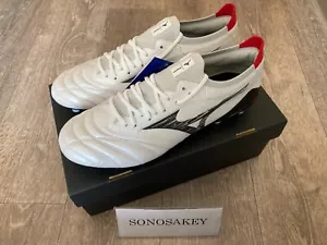 MIZUNO MORELIA NEO IV β JAPAN P1GA2340 09 Super White Pearl × Black New in Box - Picture 1 of 12