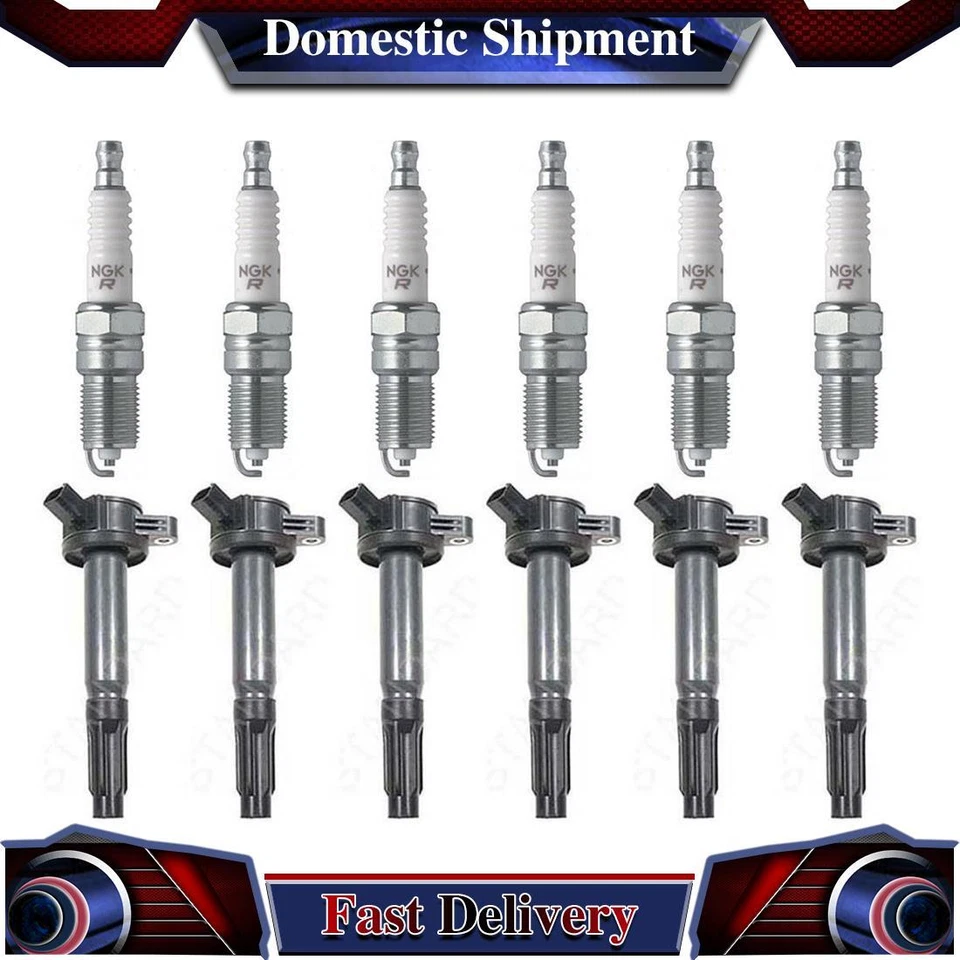 12 стандартных свечей зажигания NGK для 06–09 Ford Fusion - Изображение 1 из 4
