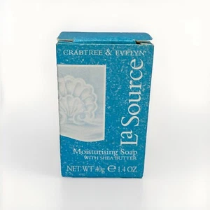 Crabtree & Evelyn La Source Shea Butter Moisturising Soap Bar Travel Size 1.4oz - Foto 1 di 5
