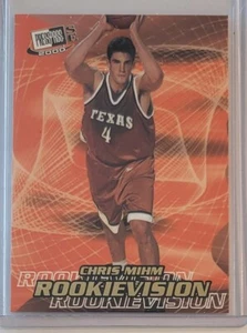 2000 Press Pass SE Gold Rookie Vision #38 Chris Mihm Texas Longhorns Baloncesto - Imagen 1 de 2