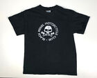 Vintage schwarz Rebel Motorrad Club Band Shirt Herren Medium - super!