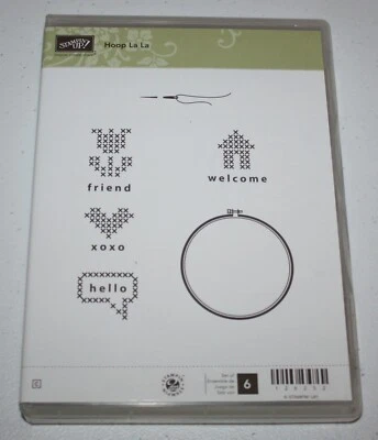 Stampin Up Снятый с производства Цепляющийся Акриловый ОБРУЧ LA Вышивка Крестиком Игла Шитье Вышивка - Изображение 1 из 2