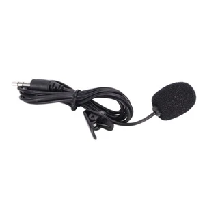 mini 3.5mm hands-free mic microphone clip on lavalier lapel for PC Laptop bl=YA - Photo 1/6