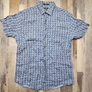 Rodd & Gunn 100% Linen Men's Medium Pineapple Print short sleeve button down - Picture 1 of 5