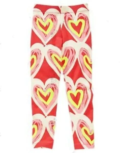 GYMBOREE Girls Scribble Heart Valentine Leggings, size 5 - Picture 1 of 3