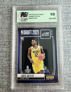 Tarjeta de novato Jared Butler 2021 Utah Jazz Panini Instant Draft Night 1/495 PGi 10 - Imagen 1 de 5