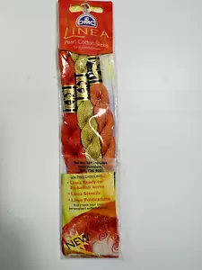 DMC Linea Pearl Cotton Skeins Set 001 Includes 900, 734, 922 NIP - Picture 1 of 3