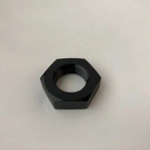 BULKHEAD NUT AN 8 BLACK - J&M Old Skool Parts and Panels - Picture 1 of 1