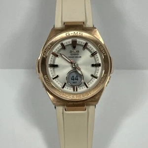 Casio BABY-G G-MS Metallic LED illumination Ladies Watch MSG-S200G-7A Rose Gold - Picture 1 of 5