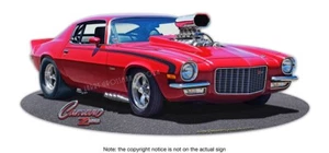 Letrero de metal Camaro Drag Racing Gasser 71 de Larry Grossman - Imagen 1 de 2