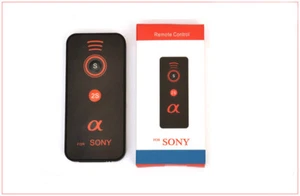 IR NEX 5C 5N Kabellose Fernbedienung für Sony DSLR A330 A550 A230 A380 UK - Bild 1 von 2