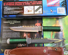 RAMBO FIRST BLOOD SIGNED Licensed Multifunction CAMPING SURVIVAL HUTING KNIFE