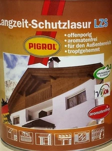 750 ml Pigrol barniz protector a largo plazo LZS protección de madera pintura ESA - Imagen 1 de 3
