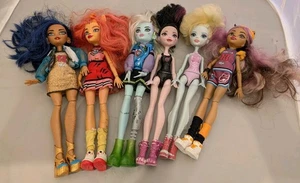 Lote De 6 Muñecas Monster High - Mattel - Usadas, Jugadas, Ver Fotos Y Desc - Imagen 1 de 12