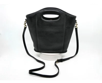 Bolso de Mano Vintage Coach Mini Shopper Bucket 9993 Negro 10" Imperfect Creed “C” RARO Foto 1 de 4