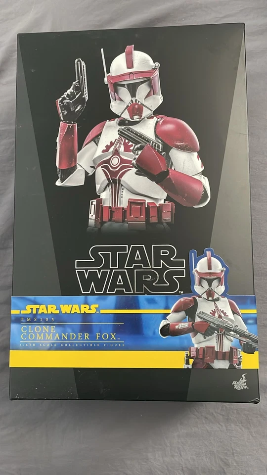 Figura Hot Toys Star Wars Clone Commander Fox escala 1:6 The Clone Wars TMS103 Foto 1 de 4