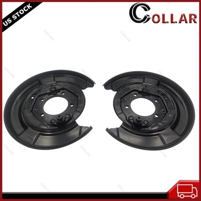 Set of 2 Rear for Lexus RX330 RX350 RX400h Toyota 924-373 New Brake Dust Shields Foto 1 de 4