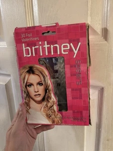 Vintage 2001 Britney Spears 30 Deluxe Foil Valentines - Sealed - Bild 1 von 2