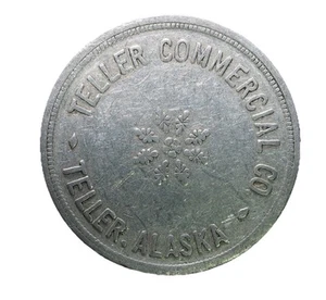 Teller Commercial Co Teller Alaska gut für 1,00 $ in Handelsmedaille - Bild 1 von 2