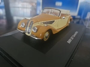 1:43 Scale Universal Hobbies BMW 327 Convertible - Brown and Beige 1576 - Picture 1 of 23