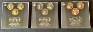 Star Wars The Saga Coin Set AP (Artist Proof) Complete Set of Three Ready 2 Ship - Picture 1 of 1