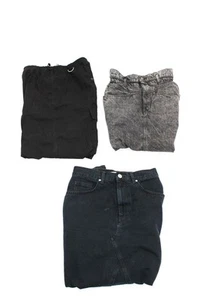 Zara Damen Jeans Maxi Röcke Schwarz Baumwolle Größe Small Paket 3 - Bild 1 von 6