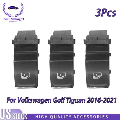 Nuevo interruptor de ventana de puerta 3x 5G0-959-855-L-WZU para Volkswagen Golf Tiguan 2016-2021 Foto 1 de 4