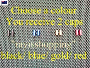 2 x GUB Cone Shaped PRESTA French Valve Caps, Choose a Colour Bicycle Cool Cap - Picture 1 of 20