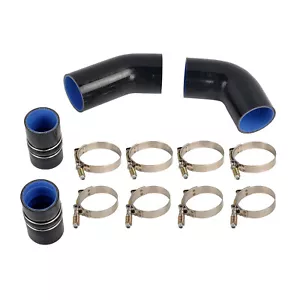 Kit de manguera de silicona para arranque intercooler Duramax LLY 04-05 Chevrolet GMC 6,6 L BK - Imagen 1 de 9