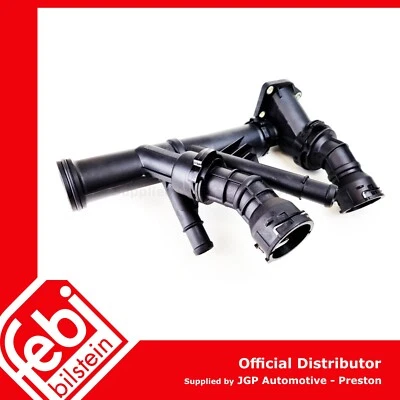 Carcasa termostato refrigerante - 1.6 2.0 diésel - VW Audi Seat Skoda - 04L121026AH Foto 1 de 4