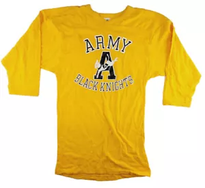 Vintage Deadstock Bike Athletic College Army Black Knights Medium 3/4 Arm Shirt - Bild 1 von 11