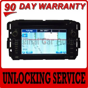 GM Chevrolet Cadillac GMC navigation GPS unité radio SERVICE DE DÉVERROUILLAGE - Photo 1 sur 8