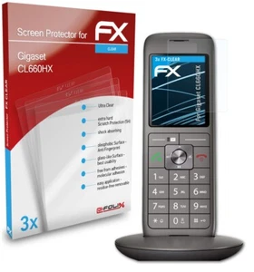 atFoliX 3x Pellicola Protettiva per Gigaset CL660HX chiaro - Photo 1/9