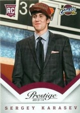 2013-14 Prestige #179 Sergey Karasev RC Cleveland Cavaliers