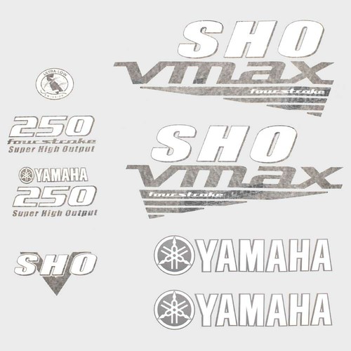Yamaha Outboard Cowling Decals 15714501 250 SHO VMAX (Kit)