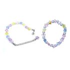 Delicate Acrylic Beads Star Bracelet for Women Sweet Beaded Wrist Chain Bangle