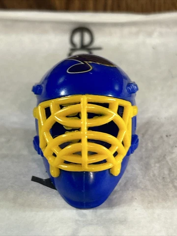 NHL Hockey Mini 1.5" Franklin Gumball Machine Goalie Helmet St. Louis Blues Cover