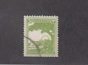 British Palestine 1937 Pictorials issue. 3mil horizontal ribbed paper - Picture 1 of 2
