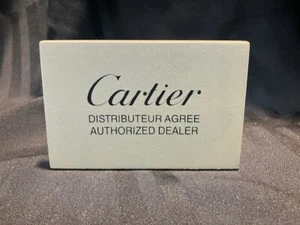 Rivenditore autorizzato Cartier display cromato spazzolato - Foto 1 di 1