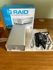G-Technology G-Raid 8TB External Hard Drive 0G02492 Firewire 800 USB 3.0 - Afbeelding 1 van 3