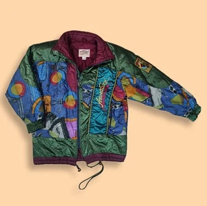 90s Vintage Silvy Ski Jacket | Festival Jacket | Women's Large | Men's Medium - Picture 1 of 9