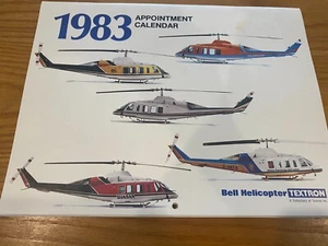 1983 Bell Helicopter Textron Appointment Calendar Bell XV-15 206 Cobra AH-1J 222 - Picture 1 of 15