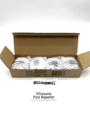 Bell & Howell Juego de 4 Repelentes Ultrasónicos de Plagas Blanco - NUEVO Foto 1 de 2