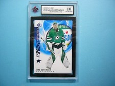 2020/21 UPPER DECK SP AUTHENTICS BLUE #136 JAKE OETTINGER ROOKIE RC KSA 10 GEM